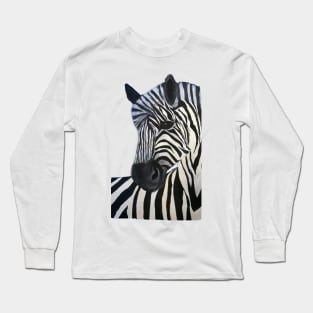 Young Zebra says, Hi! Long Sleeve T-Shirt